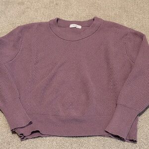 Elodie Lavender Crew Neck Sweater